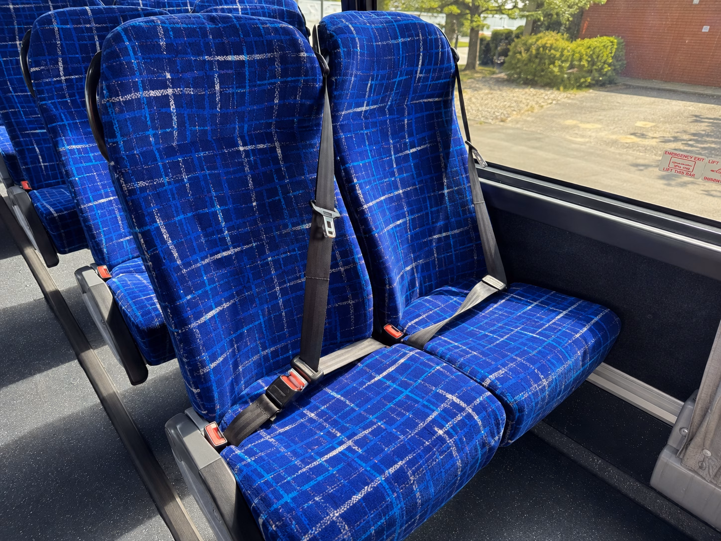 hoboken airport transportation onboard seating
