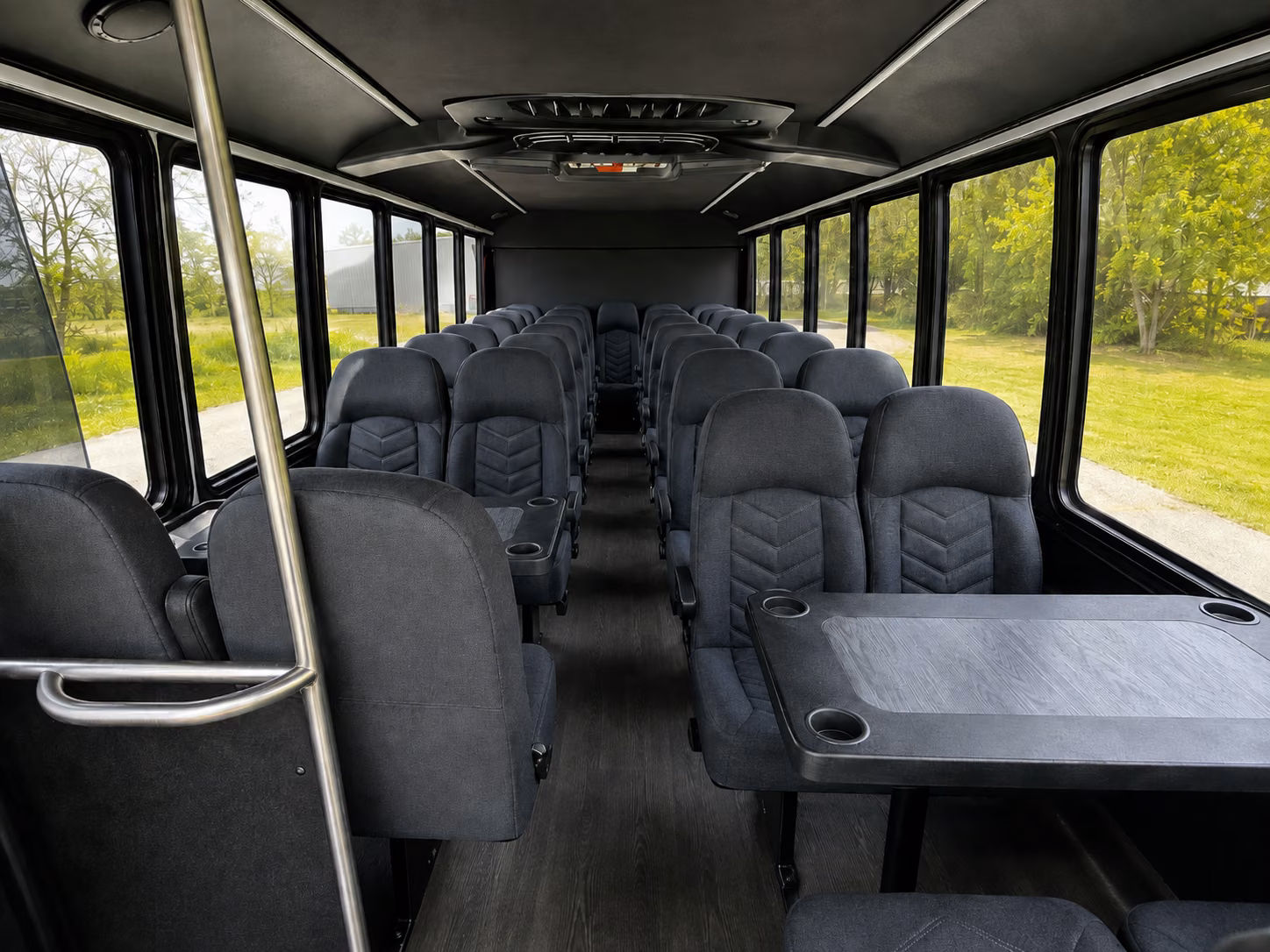 hoboken corporate event transportation onboard seating