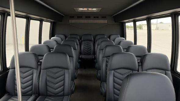 hoboken 25 passenger minibus inside