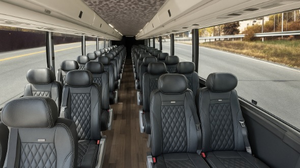 hoboken 28 passenger minibus inside