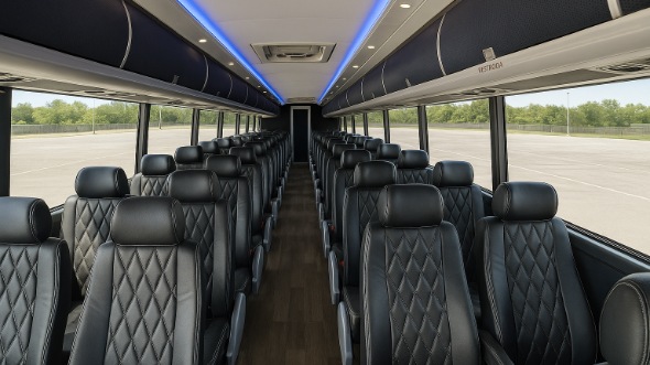 hoboken 54 passenger charter bus rental